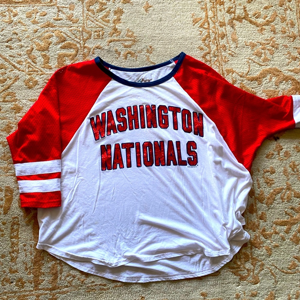 Washington Nationals women’s ¾ sleeve TShirt
